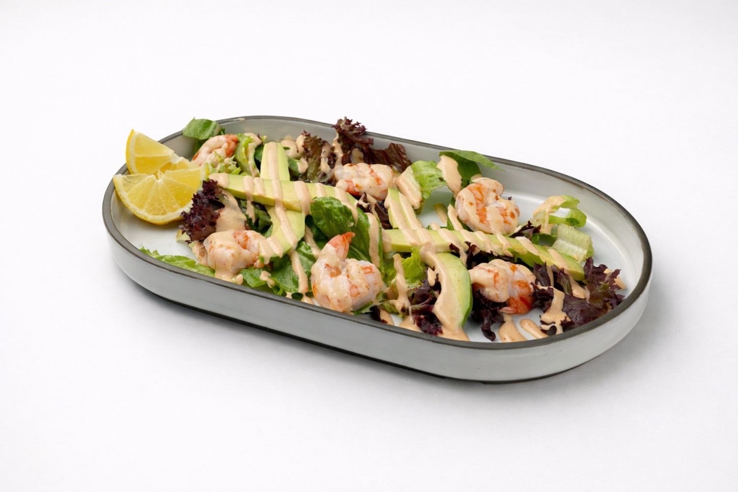 Креветки с авокадо