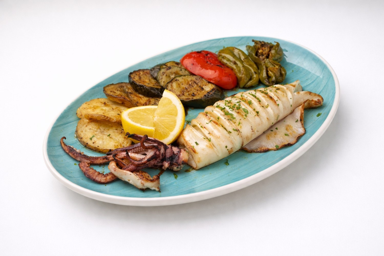 Кальмар на гриле