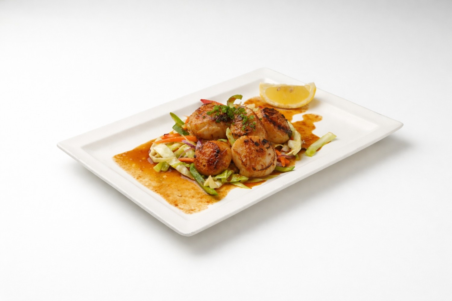 Морские гребешки теппан