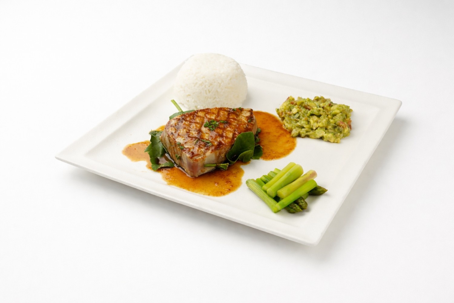 Голубой тунец теппаньяки